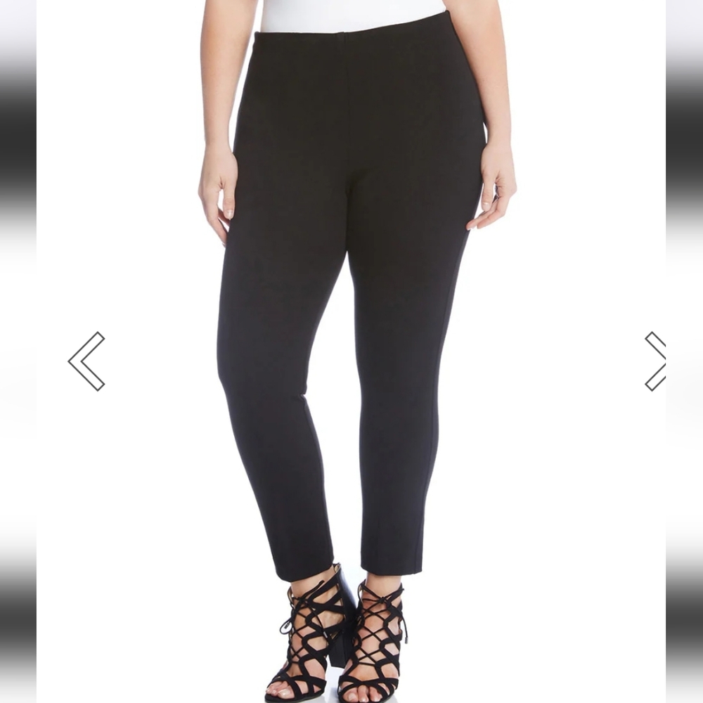 Karen Kane Black Piper Pants In Size 18W